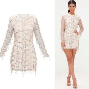 Sequin Rose Gold Bodycon Mini Dress 💕✨
Size: US 4/ UK 8